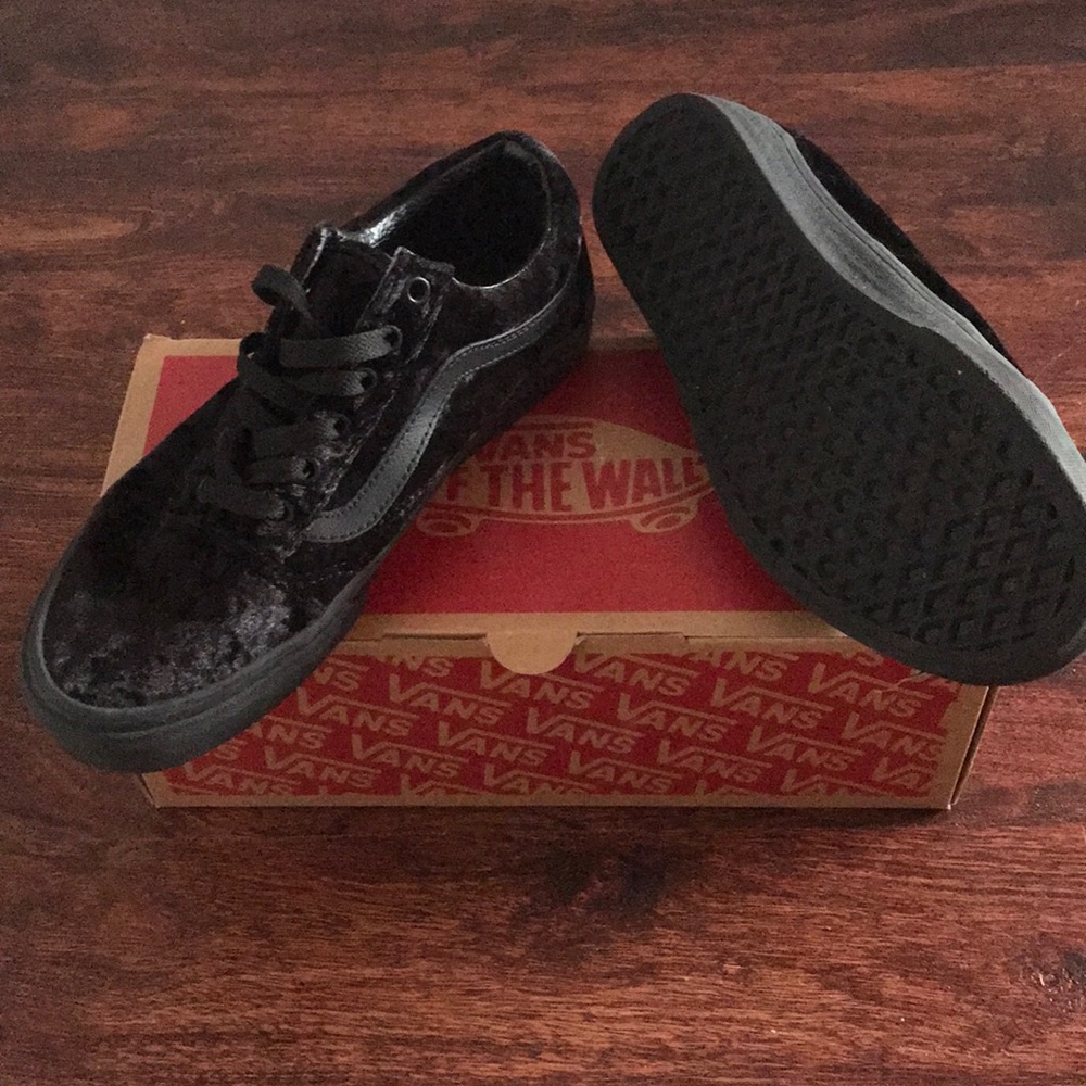 Black Velvet Vans